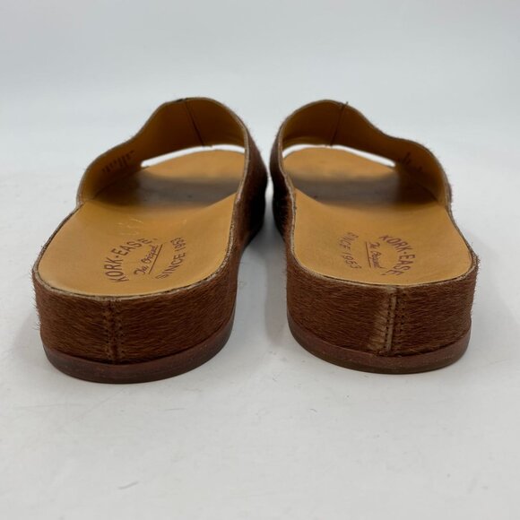 Kork-Ease Brown Mohair Open Toe Sandals | Women’s Size 8 - Picture 2 of 7